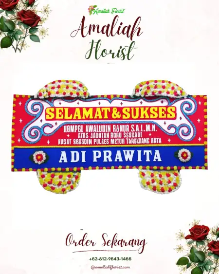 Papan Bunga Ucapan Selamat Leuwicoo
